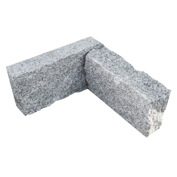 Žulový obrubník šedý